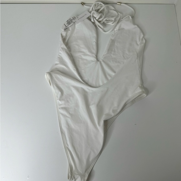 Dynamite women’s one piece white bathing suit NWT size S - Picture 8 of 16